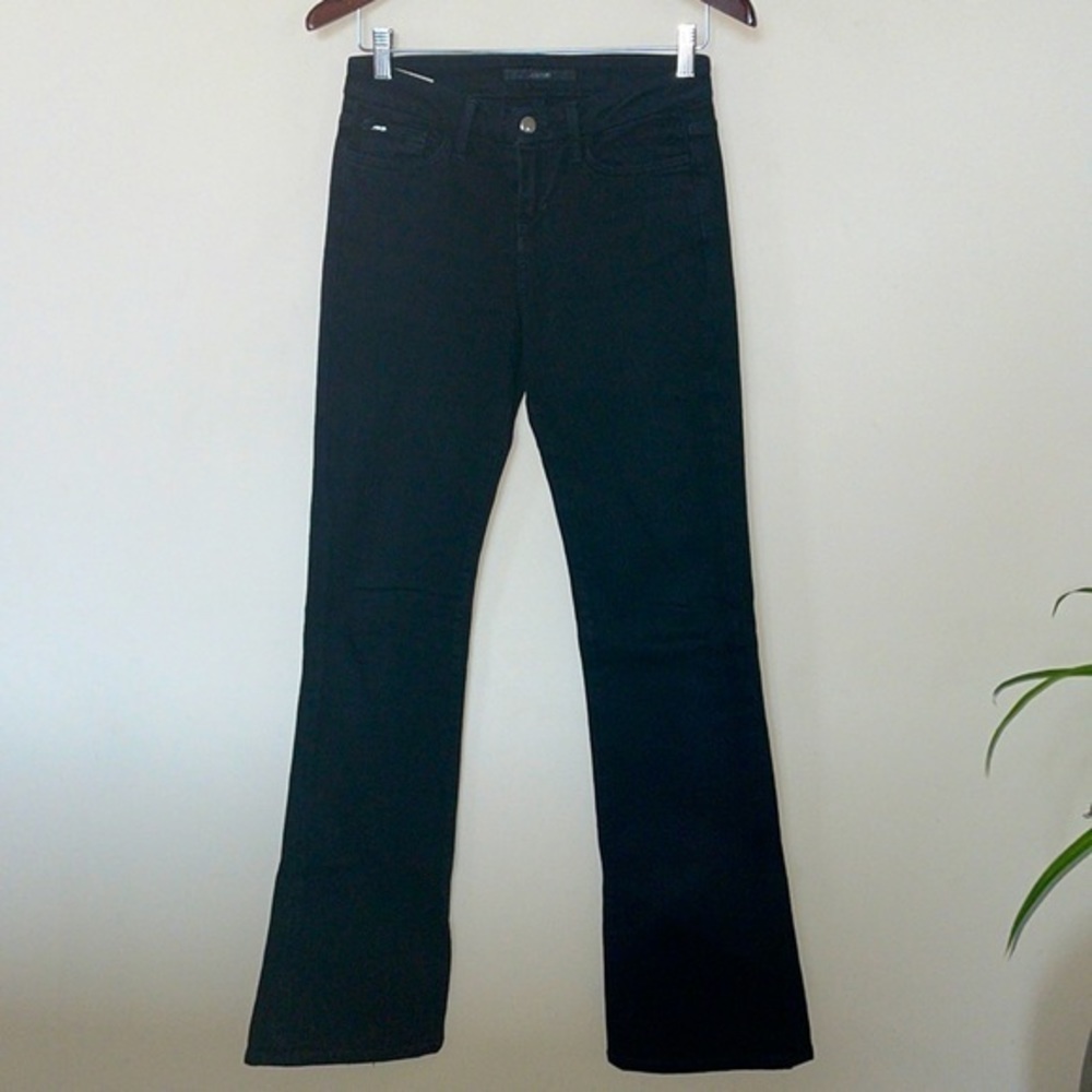 Women’s JOE’S Long Comfortable Flare Black Jeans Size W25